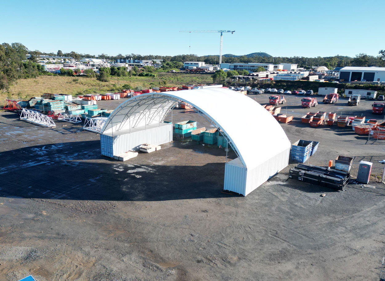 70ftx40ft Double truss Container Shelter